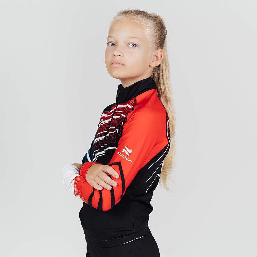 NSJ493190 Комбинезон NordSki Jr PRO black/red 