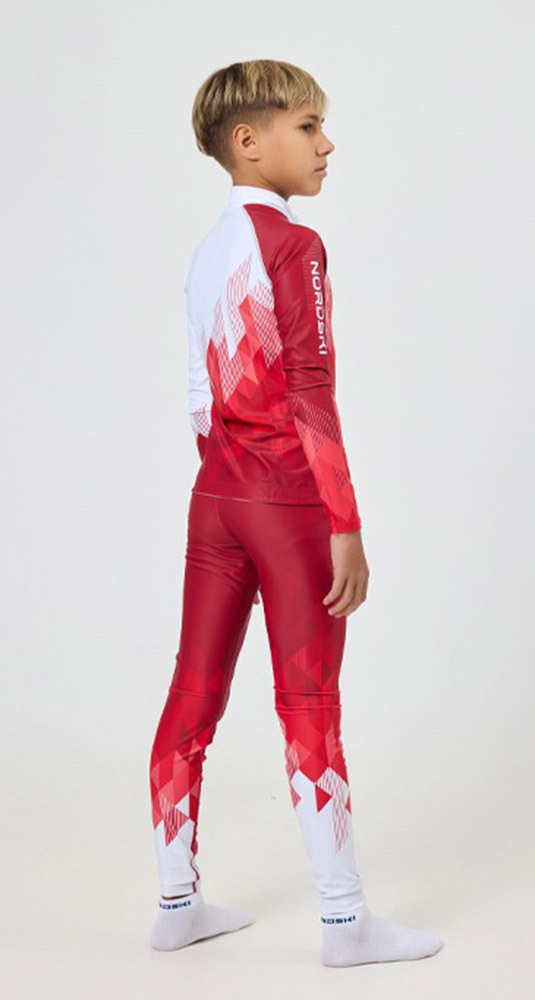 NSJ697900 Гоночный костюм Nordski Jr. Race Red