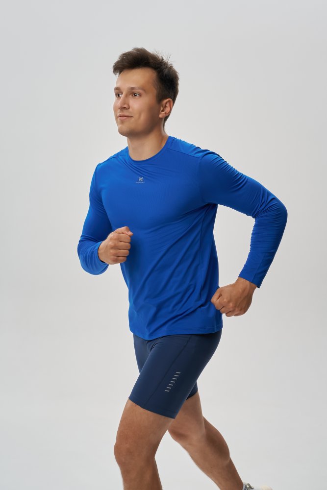 NSM1115125 Лонгслив муж. NORDSKI Run 2.0, цв. синий