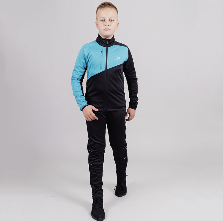 NSJ802170 Куртка разминочная NORDSKI Premium blue/black