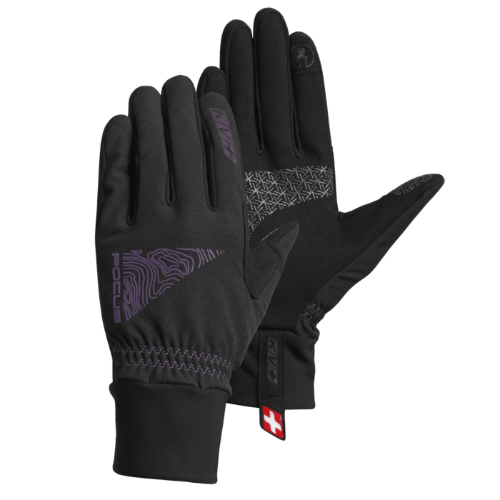 25G07.1 Перчатки унисекс KV+ Focus cross country gloves, цв. черный
