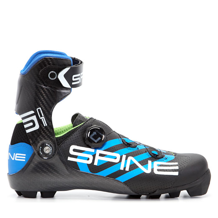 25S Ботинки лыжероллерные SPINE Skate ULTIMATE Skirol CARBON, система NNN, цв. черный-синий