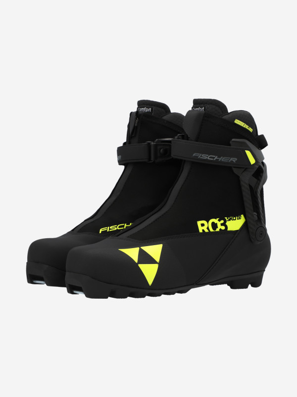 S15624V Лыжные ботинки унисекс FISCHER Skate, система NNN RC3, цв. черный