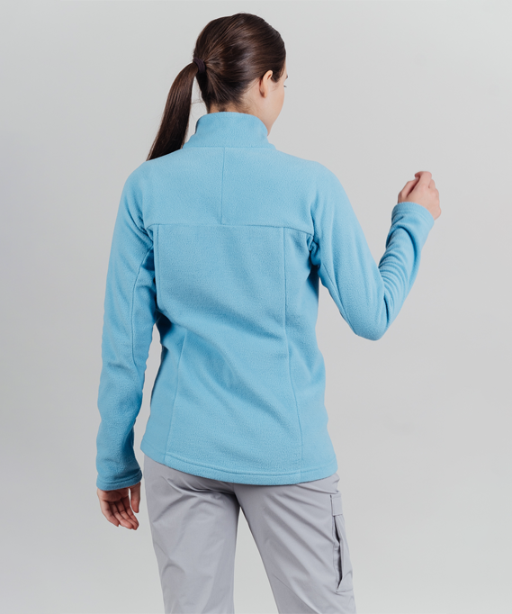 NSW579123 Толстовка жен. NORDSKI Fleece Dolphin, цв. голубой