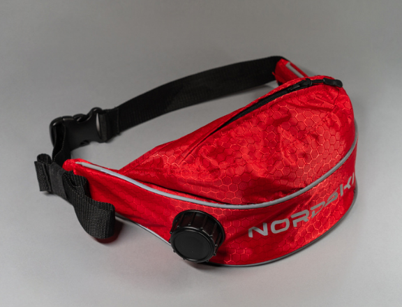 NSV333970 Подсумок на пояс с термобаком NORDSKI PRO, ёмкость 0,9 L, цв. красный