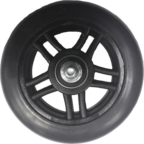 W-SK100R Колесо лыжероллера ELVA W-SK100R в сборе Skate 100*24 каучук, среднее №2  