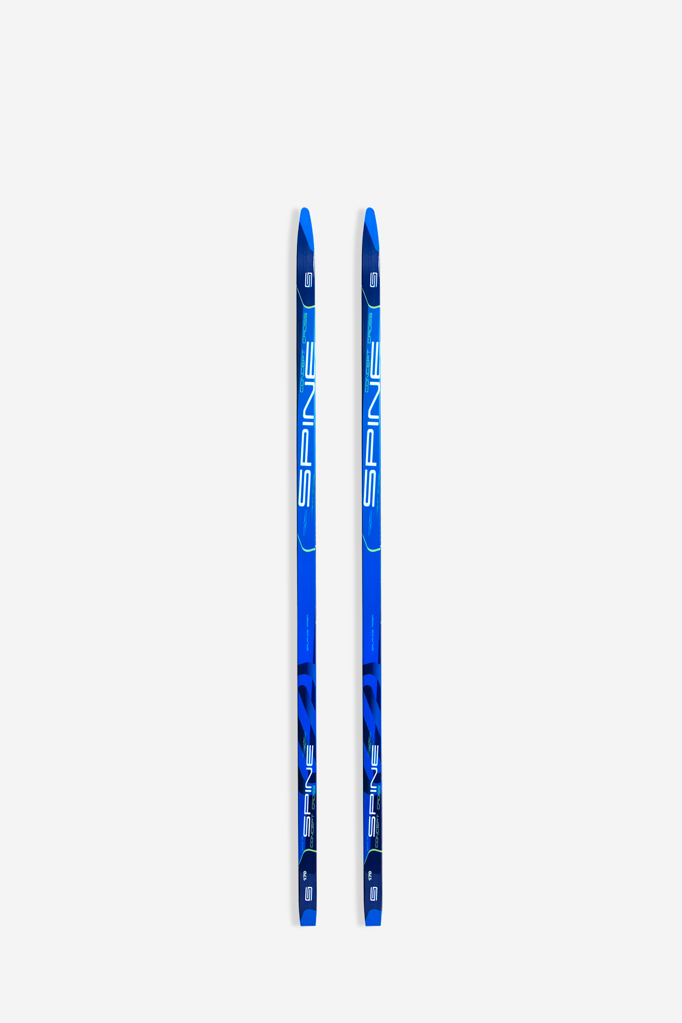 4369 Лыжи беговые SPINE Combi Concept Cross Wax, цв. синий