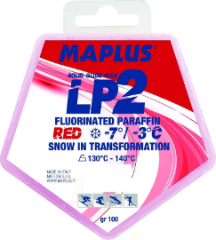0953 Парафин MAPLUS LP2 низкофторовый (-7…-3С) р.100 гр., цв. красный