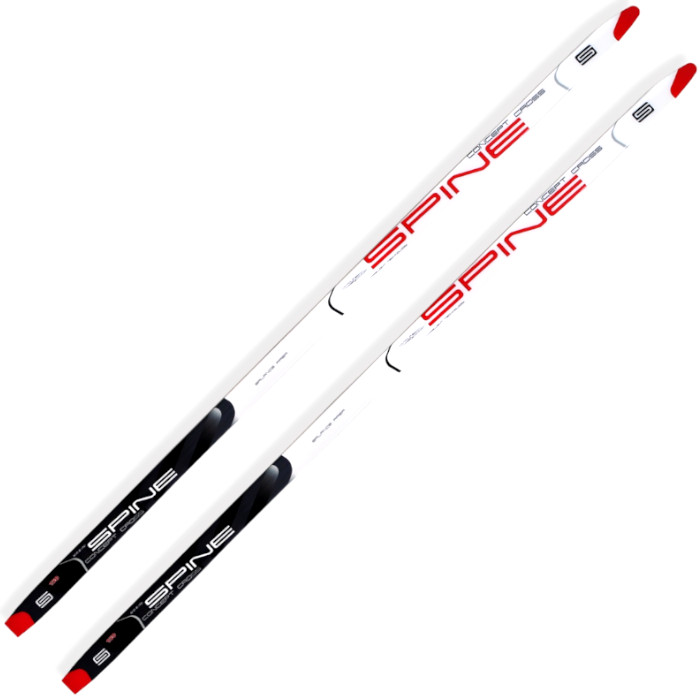 4374 Лыжи беговые SPINE Combi Junior Concept Cross Wax, цв. красный