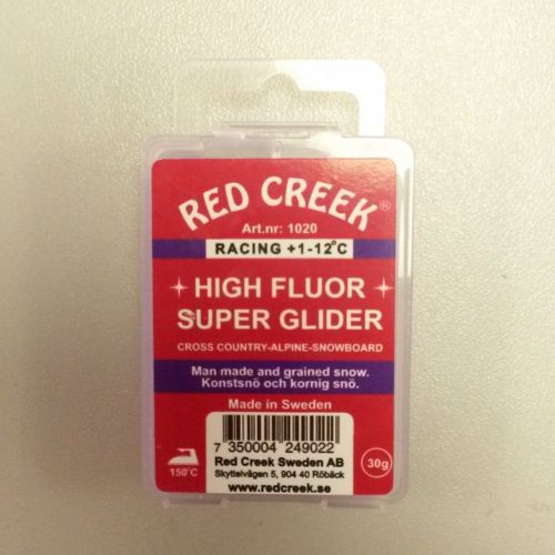 1020 Парафин (мазь скольжения) RED CREEK HF высокофтористый (+1...-12С) 30 гр., цв. фиолетовый