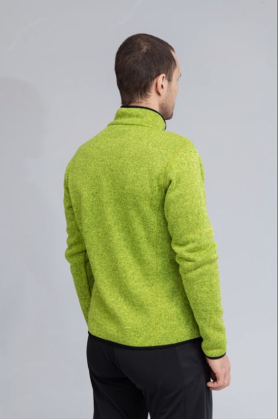 GR8135-500 Куртка унисекс FISCHER Fleece Logo, цв. зеленый