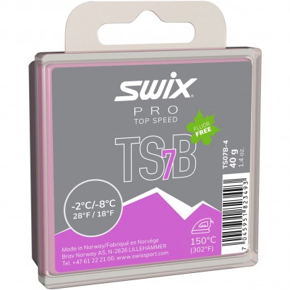 TS07B-4 Парафин SWIX (-2/-8) black р.40 гр.