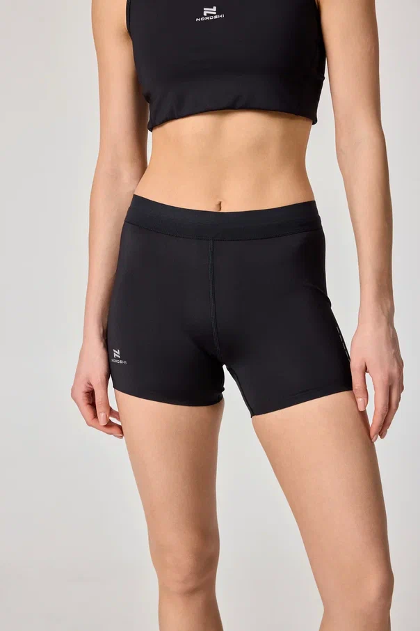 NSW339100 Шорты обтягивающие жен. NORDSKI Sprint, цв. черный