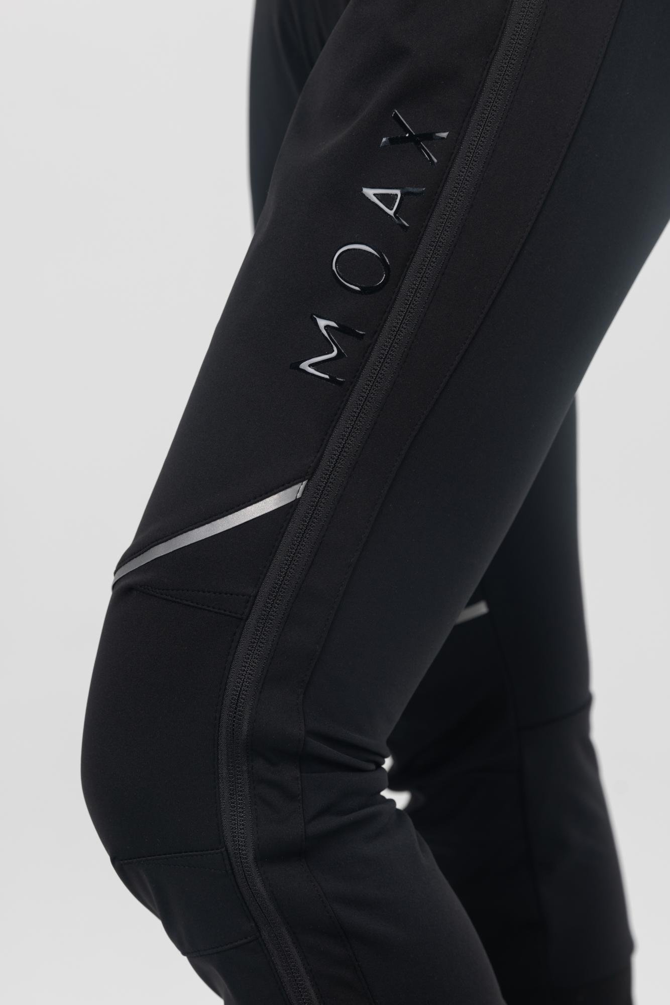 SW212218-10000 Брюки жен. MOAX Solo Full zip черн.