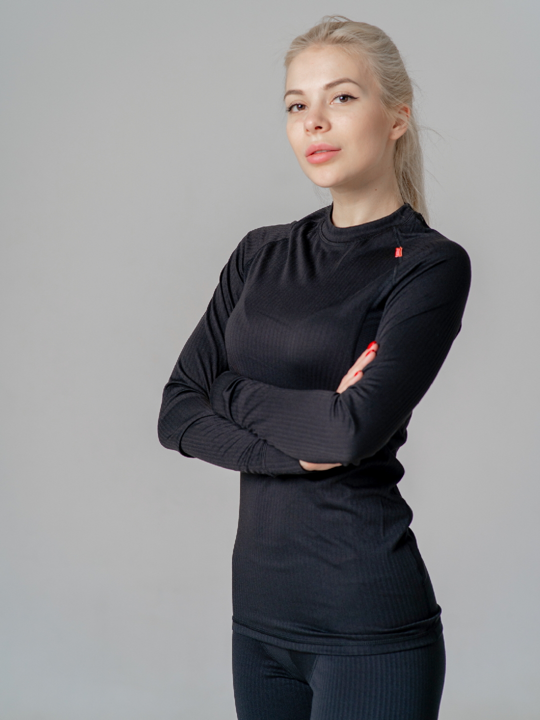 2001002-0001 Рубашка термо унисекс NONAME ARCTOS UNDERWEAR 19 UX, цв. черный