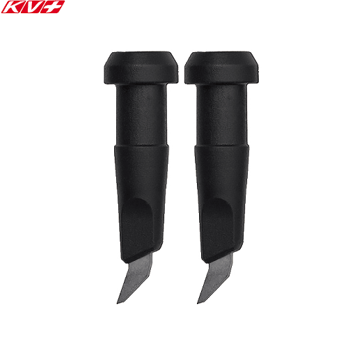 7P304 Наконечники (опоры) лыжероллерных палок KV+ Extra Rollski, р. 10 мм, цв. черный