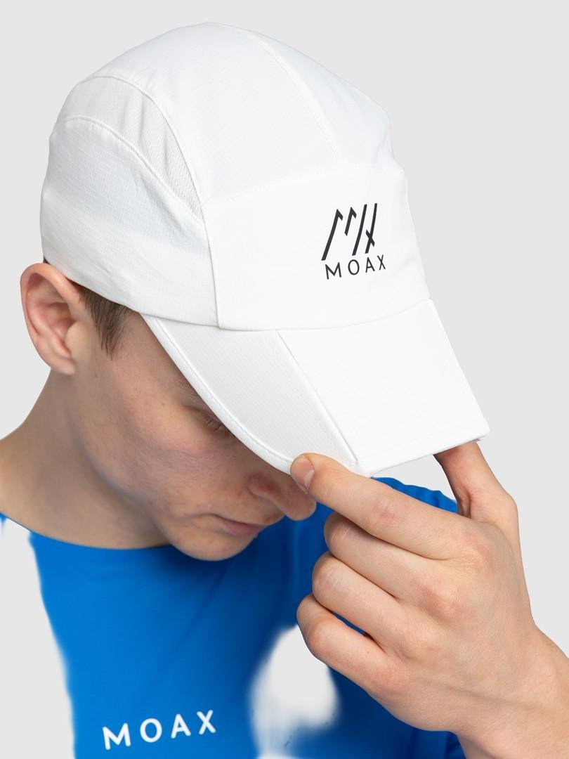 24106M-00000 Кепка унисекс MOAX Speed Pro, р. б-р, цв. белый